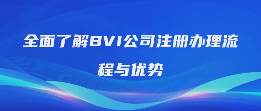 全面了解BVI公司注册办理流程与优势