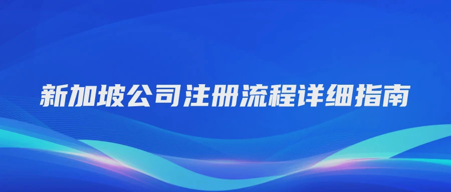 新加坡公司注册流程详细指南