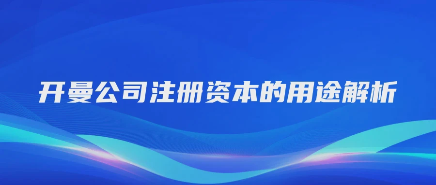 开曼公司注册资本的用途解析