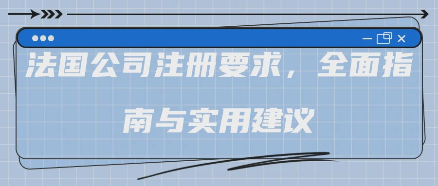 法国公司注册要求，全面指南与实用建议