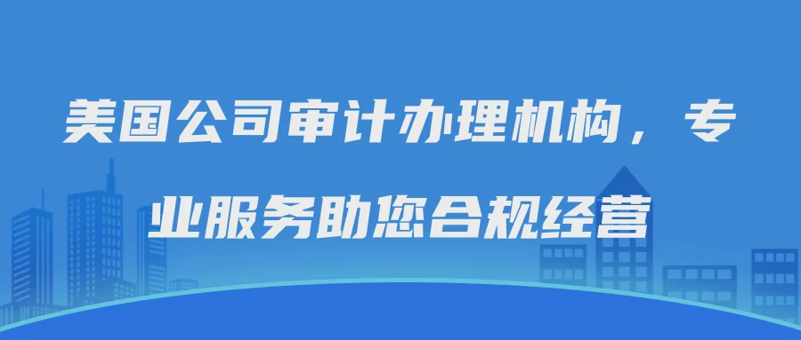 美国公司审计办理机构，专业服务助您合规经营